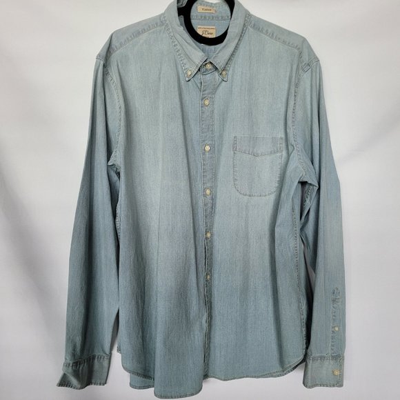 J. Crew Shirts Nwt J Crew Mens Denim Long Sleeve Shirt Poshmark